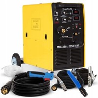 Mig 380W Inverter SchweißGeräT Mig-Mag-Mma-Igbt-LöTen-Flux Stahl/Aluminium 400V