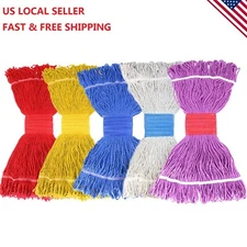 Industrial Grade Wringer Mop Head Refill Heavy Duty Loop End String Mop Refills
