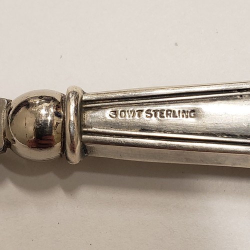 Weighted Sterling Silver Handle Barware Bottle Opener No Monogram - Picture 2 of 8