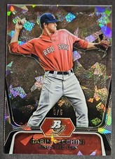 2012 Bowman Platinum Prospects Atomic Refractor #BPP7 Garin Cecchini SP /5 Rare