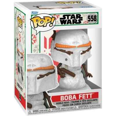 Funko POP! Star Wars: Boba Fett Holiday Snowman #558 Vinyl Figure