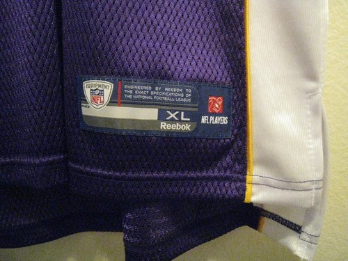 Reebok Minnesota Vikings #12 PERCY HARVIN Purple Jersey (Youth XL 18-20) - Picture 3 of 4