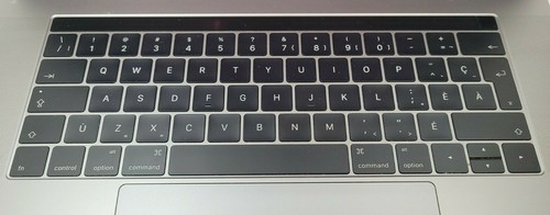 OEM MacBook Pro 15 2016 2017 A1707 Top Case + Touchpad + ALT Keyboard Space Gray - Picture 2 of 2
