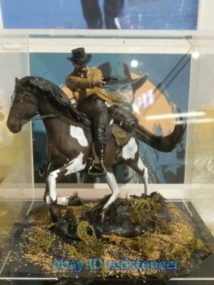 West Cowboy Resin Statue H20cm Figure Painted Model Collection H7.8''