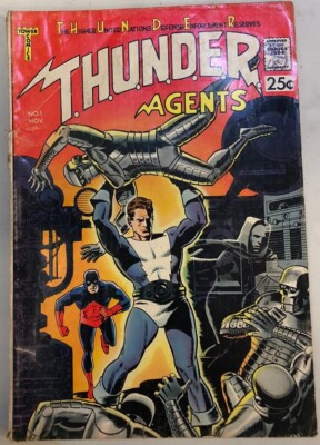 T.H.U.N.D.E.R. AGENTS #1 (1965) GD TOWER