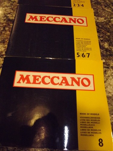 Meccano Vintage Book Of Models English Edition No. 2 3 4 5 6 7 8