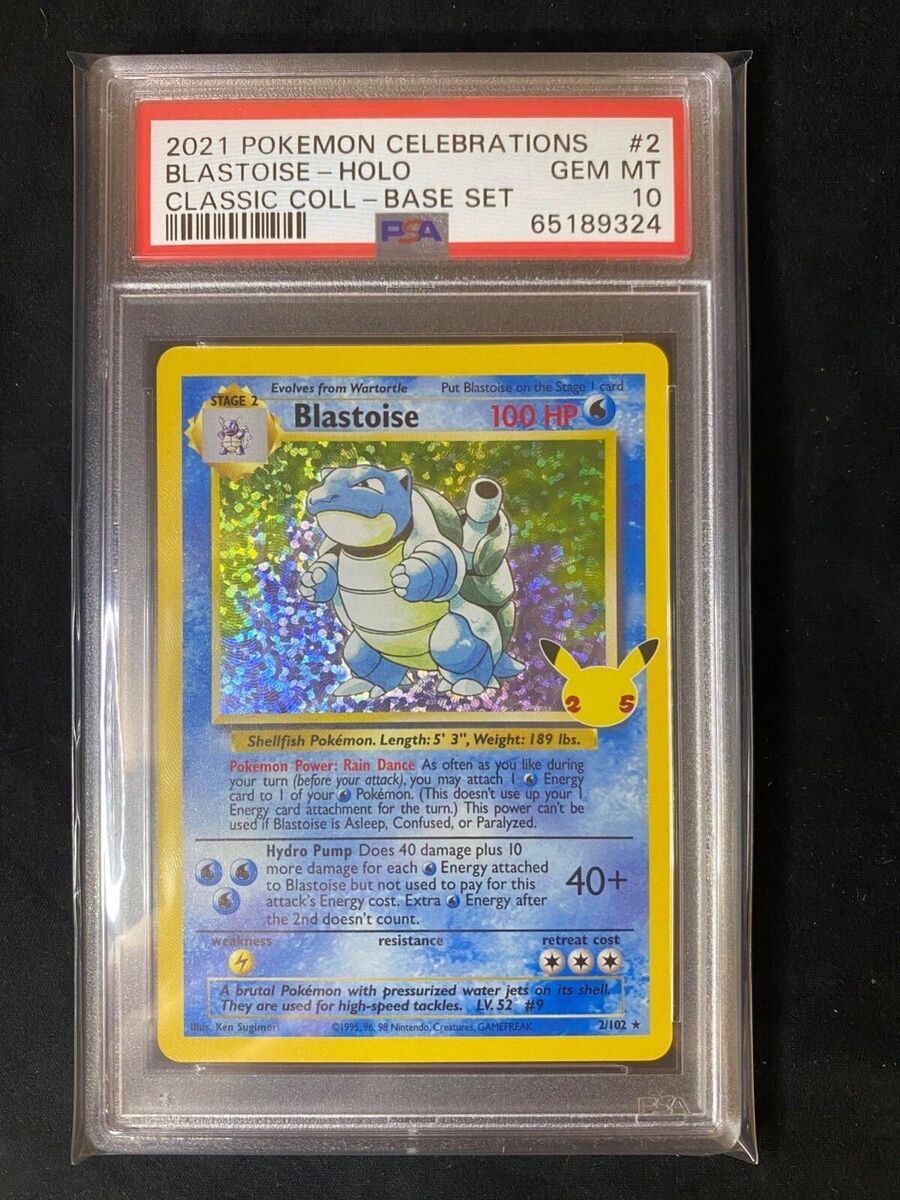 2021 Pokemon Celebrations 25th ANNIVERSARY Blastoise Holo 2021 Pokemon Celebrations 25th ANNIVERSARY Blastoise Holo