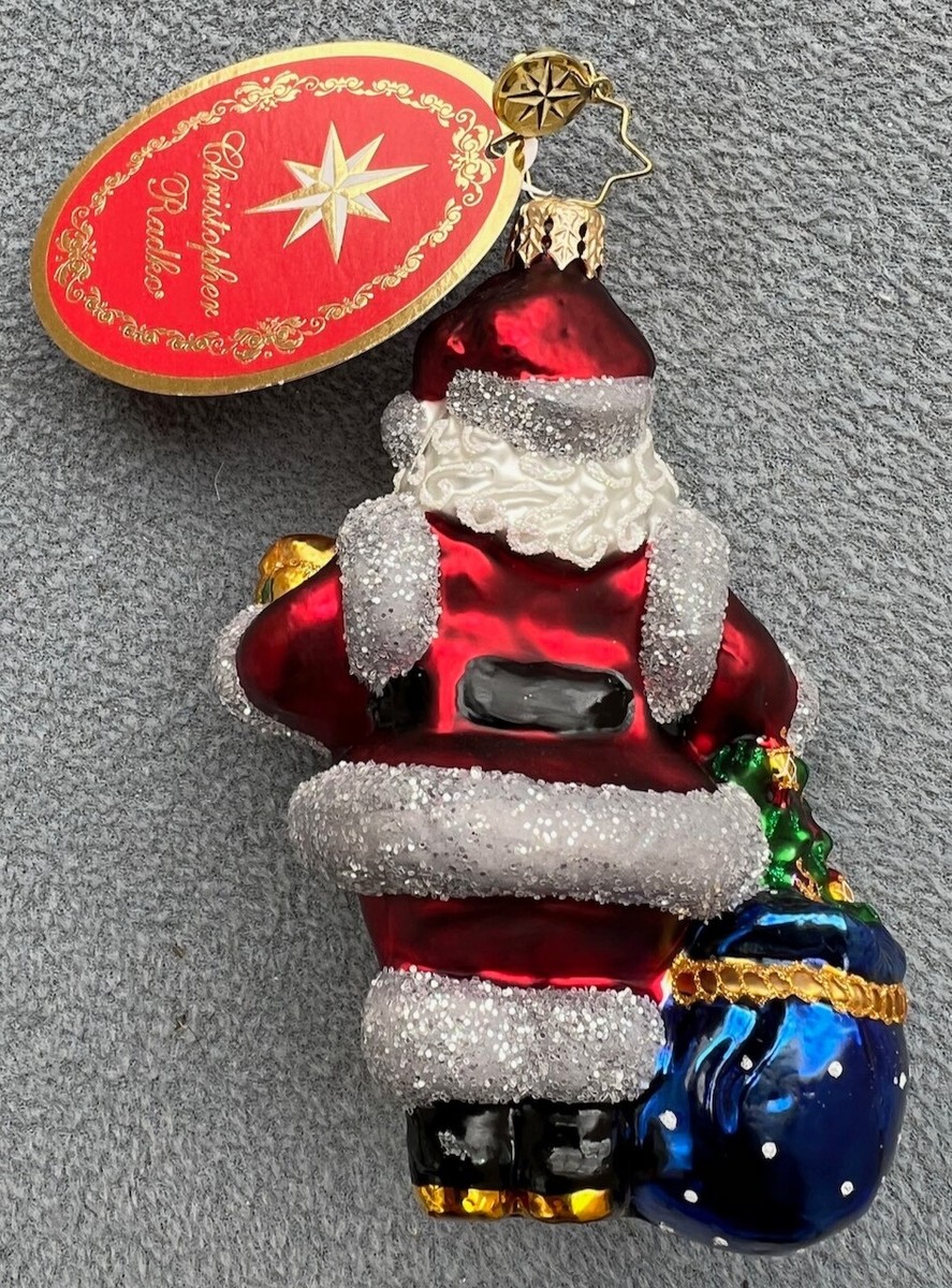 Christopher Radko Ornament Santa Gifts 