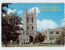 Postcard Memorial Tower University of Missouri Columbia Missouri USA