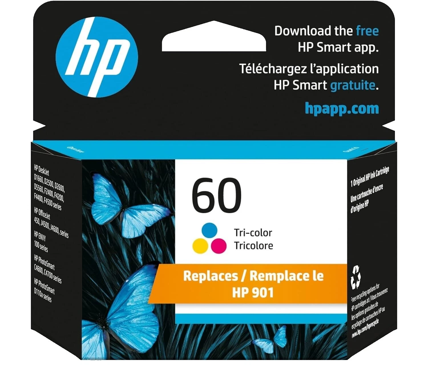 Cartuchos de tinta para impressora HP HP 60 para HP