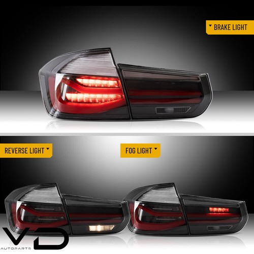 Luces traseras LED VLAND 12-18 BMW SERIE 3 F30 F35 F80 estilo LCI con secuencial - Imagen 8 de 17