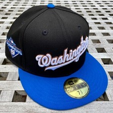 Washington Nationals NBA Crossover New Era 59FIFTY 2 Tone Cap Hat Dreams 7 3/4