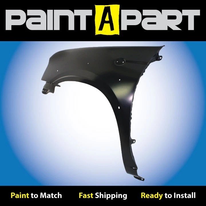 Fits: 2001 2002 Nissan Frontier (3.3L, V6) Left Fender (PREMIUM) Painted - Imagem 3 de 3