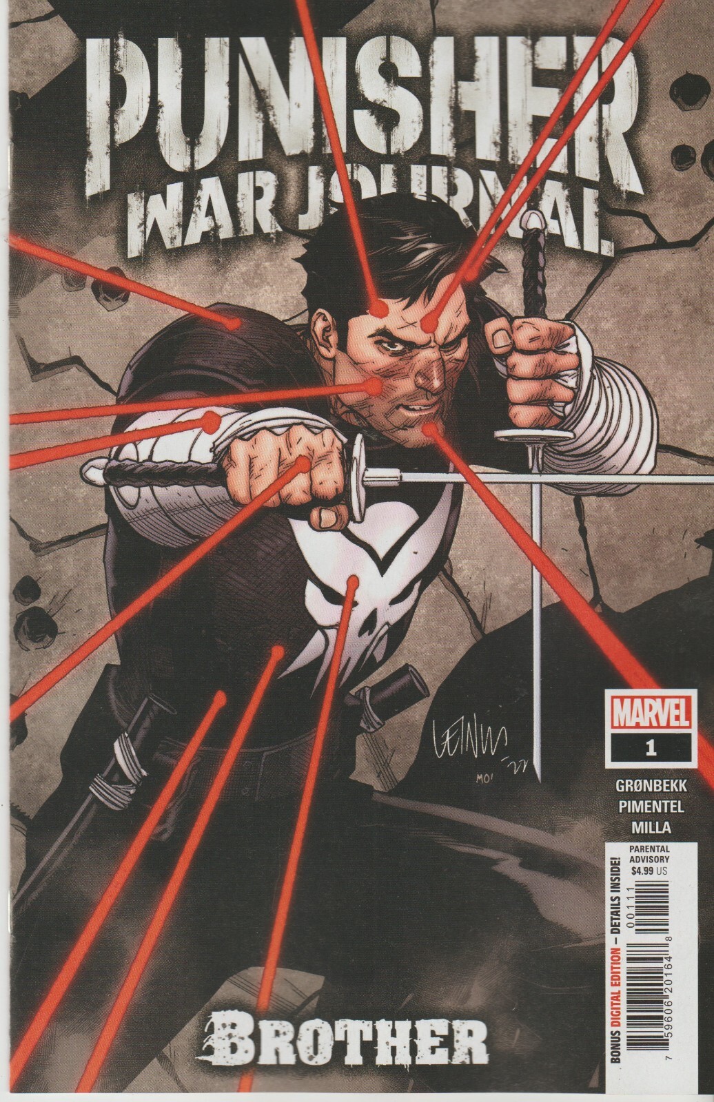 MARVEL COMICS PUNISHER WAR JOURNAL BROTHER #1 DECEMBER 2022 1ST PRINT NM