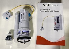 2.5-inch, Dual Flush Valve for One Piece Toilets with Cable activated Buttons.