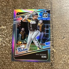 2021 Optic The Rookies Silver Prizm 9 Ha-Seong Kim Rookie RC San Diego Padres