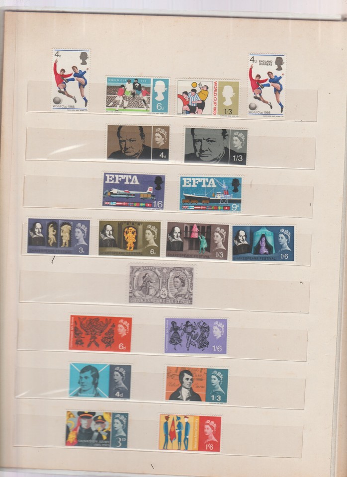 GB STAMP COLLECTION IN STOCK BOOK IN UM/MINT & M/MINT CONDITION. eBay