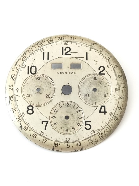 34,0mm - Chronograph Leonidas used dial -  Valjoux 72C  movement  (R-1898)