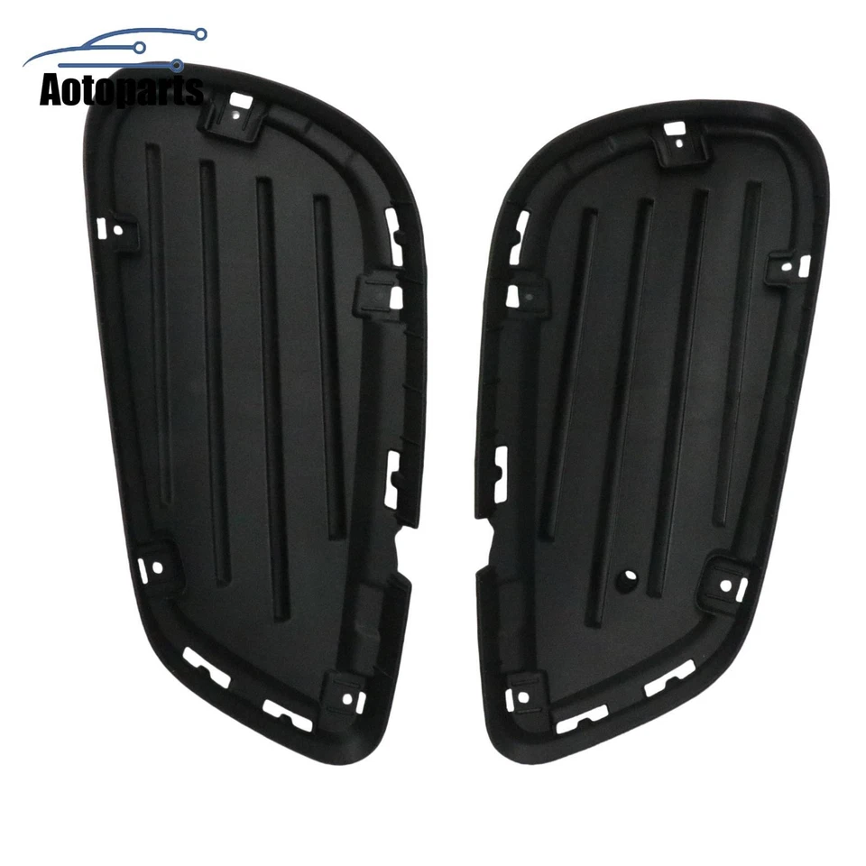 Par de cubiertas antiniebla delanteras izquierda+derecha para Mercedes-Benz E250 E350 E400 E550 E63 AMG Foto 3 de 4