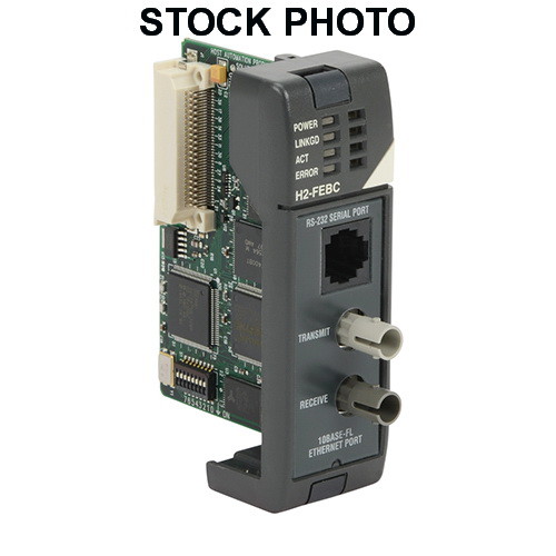 AUTOMATION DIRECT H2-EBC-F DL205 ETHERNET BASE CONTROLLER (1)ETHERNET 10BASE-FL - Picture 1 of 4