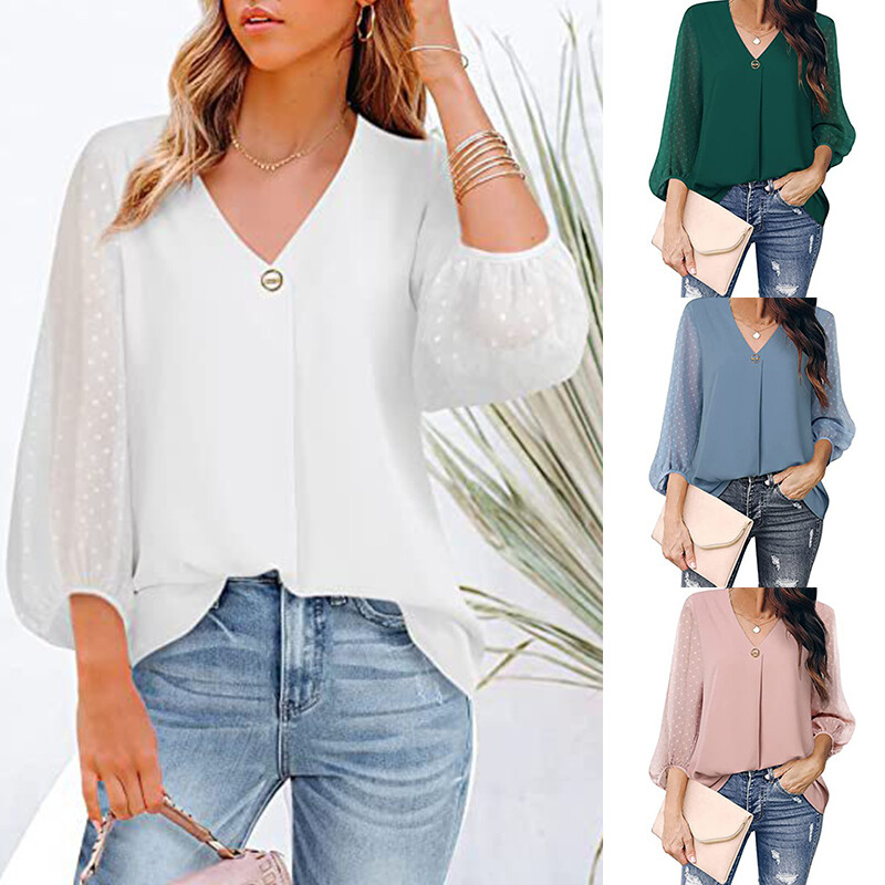 bluse damen chiffon