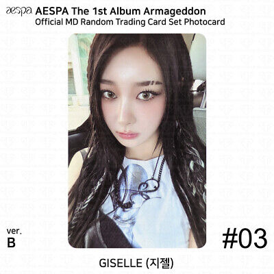 Aespa Armageddon POP UP MD Random Trading Card Photocard Aespa Armageddon POP UP MD Random Trading Card Photocard