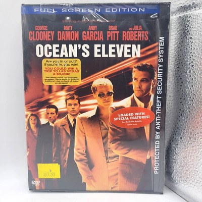 Oceans Eleven (DVD, 2002, Full Frame Edition) - New/Sealed
