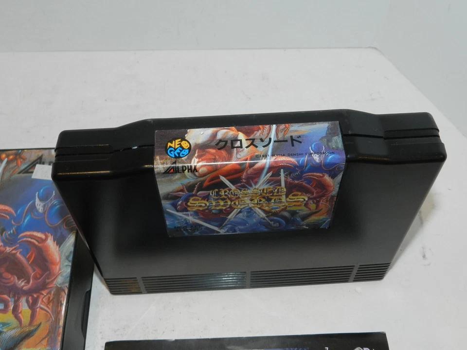 Espadas Cruzadas SNK AES Neo Geo System Japón Original Completo En Caja Único Dueño Foto 2 de 4