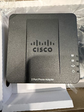 Cisco SPA112 Ethernet 74-9317-05 VoIP ATA 2-Port Phone Adapter SPA 112