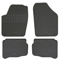 Gummi FußMatten FüR Vw Fox Ab Bj 2005- Passform Gummimatten Matten 4-Teilig