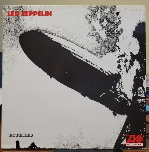 LED ZEPPELIN I Estereo Red Colored Vinyl Hispavox 2010 Spain Reissue HATS 421-40