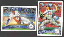 2011 Topps Opening Day - LOS ANGELES DODGERS Team Set