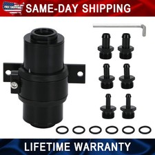 High Flow Inline Fuel Filter Kit For Gas Diesel E85 12 38 516 Barb