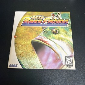 SEGA Sega Bass Fishing (Sega Dreamcast) Sports, E-Everyone, Manual Included
