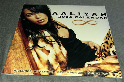 Aaliyah 2004 Calendar w/ Sept Dec 2003 Bonus Page ISBN 1-58774-115-6