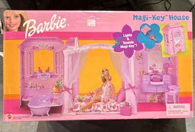 Barbie Magi-Key House Pink Doll House Playset 11.5'' w/ Lights & Sounds, Unopened