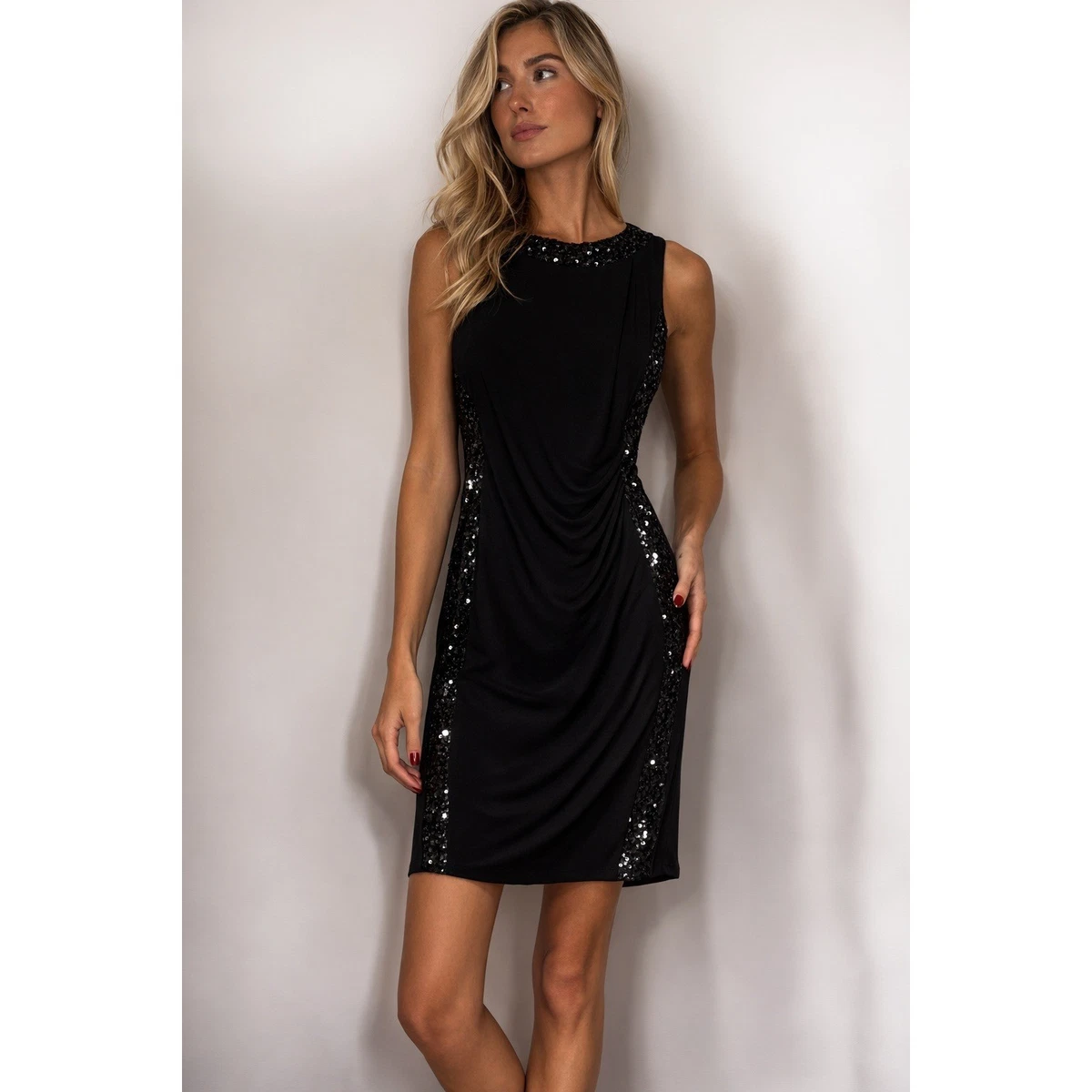 Robe Habillée Rouge Chaps - Taille 6 (US), Neuf Sans étiquettes (NWOT) - Polyester élastique