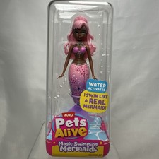Magic Swimming Mermaids ZURU PETS ALIVE Water Activated Figure Pink