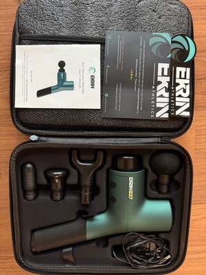 Ekrin Athletics B37v2 Massage Gun - Deep Tissue Massage with High-Powered Brushl