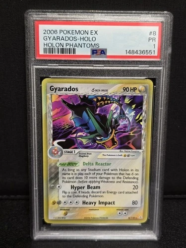 PSA 1 Gyarados Delta Species Holon Phantoms Holo 8/110
