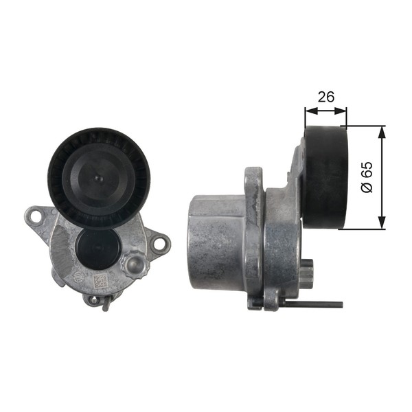 Gates Riemenspanner Keilrippenriemen Drivealign™ T39165 FüR W212 Mercedes Klasse-image