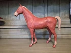 Vintage 1965 Louis Marx Johnny West Thunderbolt Horse w/ Wheels