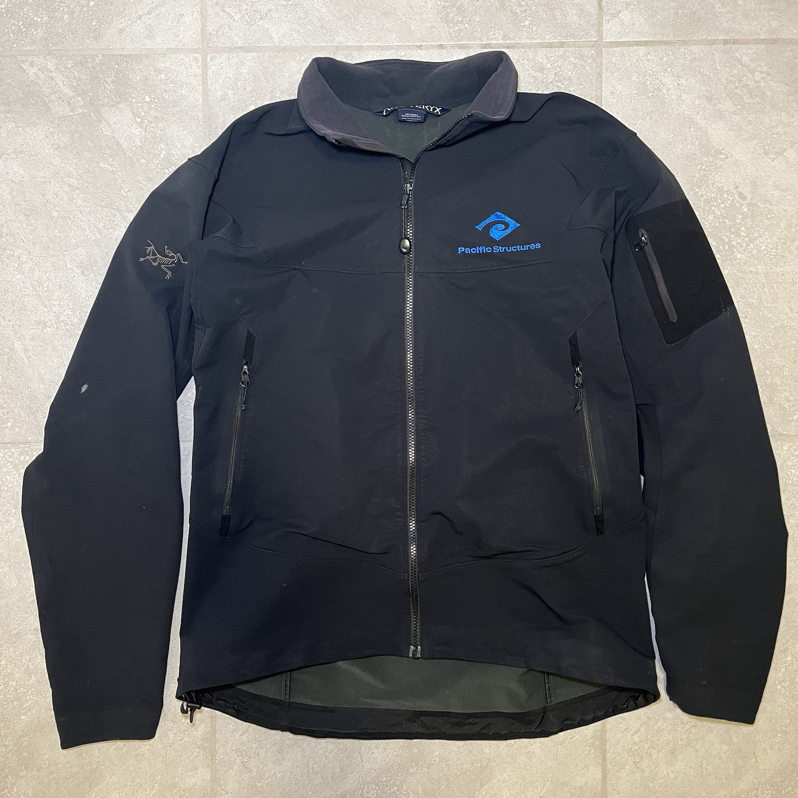 ARC'TERYX EPSILON LT 'Black' GIACCA AZIENDALE FULL ZIP TAGLIA LARGE