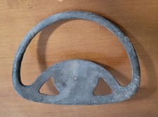 Vintage Cast Aluminum Metal Steering Wheel-Go Kart-Pedal Car-Hot Rod