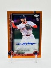 Mickey Gasper Chrome 2025 Orange Refractor /25 Auto