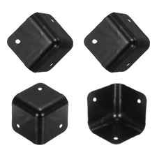 4 Pcs Speaker Cabinet Corners Protector 48x48x48mm Metal Stackable Guard Wrap...