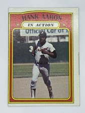 Hank Aaron #300, 1972 Topps HOF Vintage