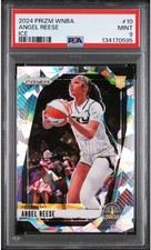 2024 Panini Prizm WNBA Ice #10 Angel Reese Rookie PSA 9 MINT