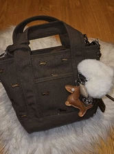 Madden Girl Dachshund Mini Tote Bag NEW