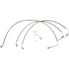 LA Choppers Stainless Brake Lines for 12